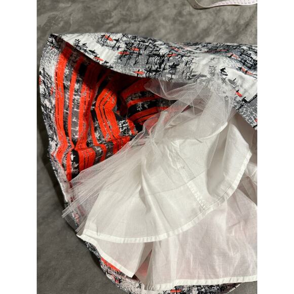 NWOT Florence Fancy Girl Sleeveless Dress Size 5-6 White Abstract Surfing - Picture 8 of 8